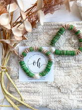Load image into Gallery viewer, Pearl &amp; Lush Green Bone Beads
