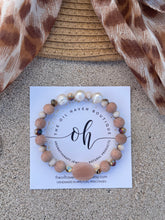 Load image into Gallery viewer, Matte Pink Moonstone &amp; Pearls
