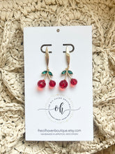 Load image into Gallery viewer, Cherry Drop Earrings

