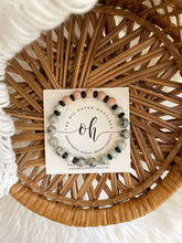 Load image into Gallery viewer, Kiwi Jasper w/ Black Donuts
