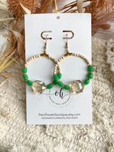 Load image into Gallery viewer, Bling Hoops &amp; Vintage beads

