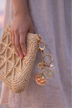 Load image into Gallery viewer, Peach Scallop Purse Charm
