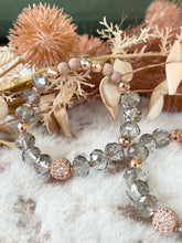 Load image into Gallery viewer, Smoky Gray Rose Gold Sparkler
