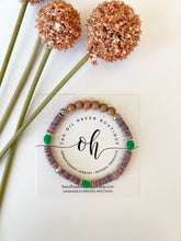 Load image into Gallery viewer, Green Vintage Pop with Shells
