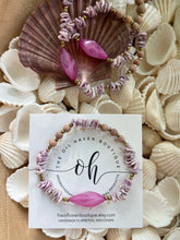 Load image into Gallery viewer, Vintage lilac bead &amp; shells

