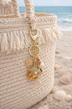 Load image into Gallery viewer, Peach Scallop Purse Charm
