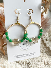 Load image into Gallery viewer, Bling Hoops &amp; Vintage beads
