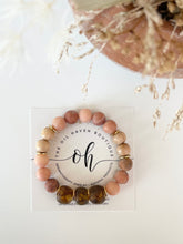 Load image into Gallery viewer, African Glass &amp; Pink Matte Gems
