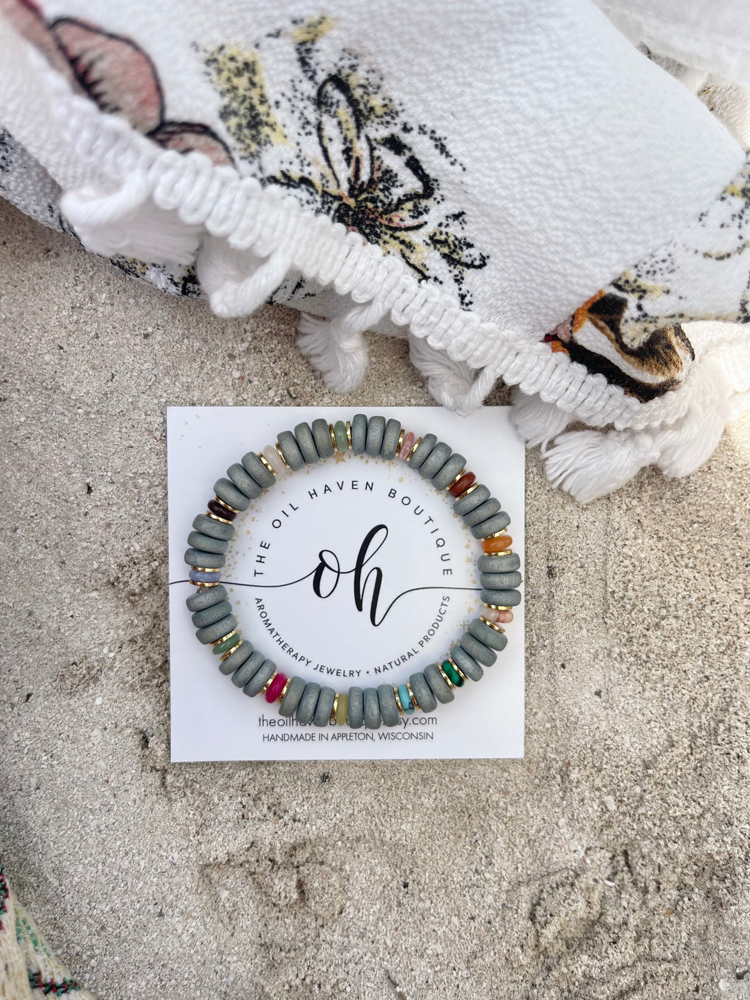 Gray wood with Jade Pops