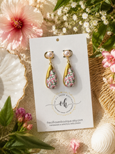Load image into Gallery viewer, Blush Petal Drop Earrings

