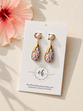 Load image into Gallery viewer, Blush Petal Drop Earrings
