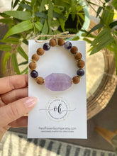 Load image into Gallery viewer, Statement Amethyst &amp; Lotus Beads
