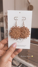 Load and play video in Gallery viewer, Starry Rattan Earrings
