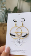 Load and play video in Gallery viewer, Lava Stone Hoops
