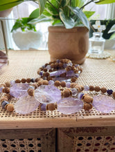 Load image into Gallery viewer, Statement Amethyst &amp; Lotus Beads
