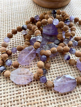 Load image into Gallery viewer, Statement Amethyst &amp; Lotus Beads
